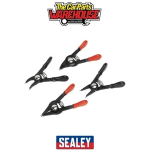Sealey AK8449 Premier Mini Circlip Pliers Set 4pc - Picture 1 of 5
