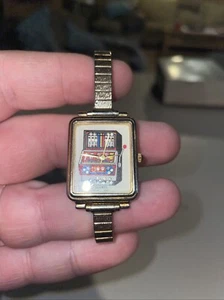 Vintage Slot Machine Watch New Battery 25MM 7.75" - Picture 1 of 7
