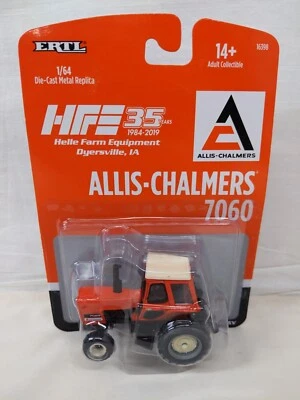 1/64 Ertl Farm Toy Allis Chalmers 7060 Tractor With Diamond Tread Tires - Image 1 of 4