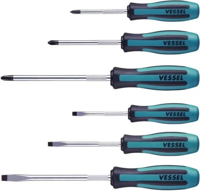 VESSEL MEGADORA Screwdriver Set 6pcs. 9006PB (Paper Box) - Image 1 of 4