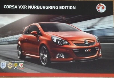 VAUXHALL CORSA VXR NURBURGRING EDITION BROCHURE 2011 ENGLISH TXT. EXCELLENT COND - Image 1 of 4