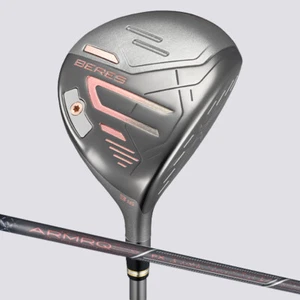 HONMA BLACK BERES FAIRWAY WOOD 5W LOFT 19 ARMRQ FX BLACK LADIES FLEX L w/HC - Picture 1 of 9