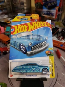 2024 HOT WHEELS #151 - Purple Passion Treasure Hunt #7 Art Cars Mint Card - Picture 1 of 1