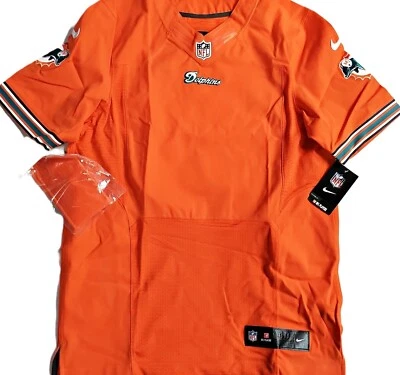 CAMISETA NIKE NUEVA CON ETIQUETAS-TALLA PROFESIONAL 40-44-48-52 EN BLANCO MIAMI DOLPHINS AUTÉNTICA LICENCIA NFL Foto 1 de 4