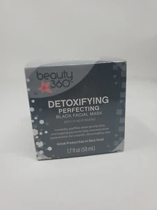 Beauty 360 Detoxifying Perfecting Black Facial Mask NEW 1.7 fl oz (50 mL) - Picture 1 of 5