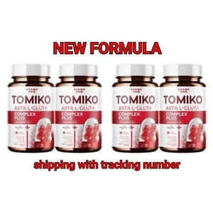 4x TOMIKO ASTA Glutathione Tomato Pomegranate Pine Bark Red Algae PUERARIA Q10 - Picture 1 of 5