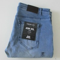 Just Jeans Mens Denim WOOL Jacket AU 