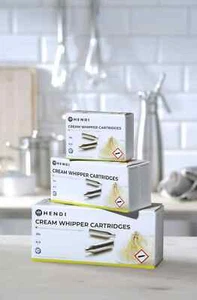 10x N2O Sahne-Kapseln cream capsules Hendi Gastro NEU - Bild 1 von 3