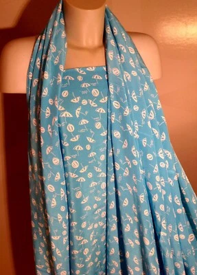 RIESIG: STOFF Reine SEIDE: Crėpe de Chine 490 x 95 cm Nähen Basteln Fasching NEU - Bild 1 von 4