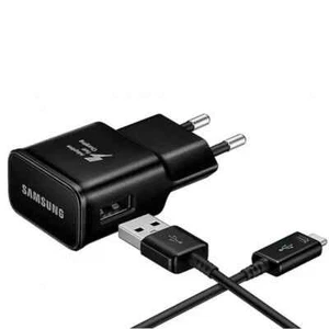 Genuine Samsung Charger 15W Fast Rapid EU Mains Plug USB C Cable *EU TRAVEL KIT* - Picture 1 of 2