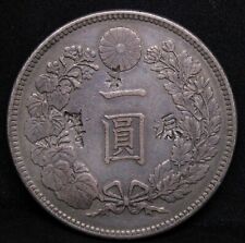 1 Yen 1904 (M37). Japan Silver Coin. Y# A25.3. EF + Chop marks