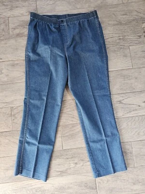 Pantalones de mezclilla Mustang cintura elástica pull up vintage talla 36/22 w promedio EE. UU. Foto 1 de 4