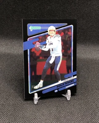 2021 Donruss Philip Rivers /10 PRESS PROOF BLACK SSP No. 71 HALL OF FAME?? ⚡️ - Imagem 1 de 4