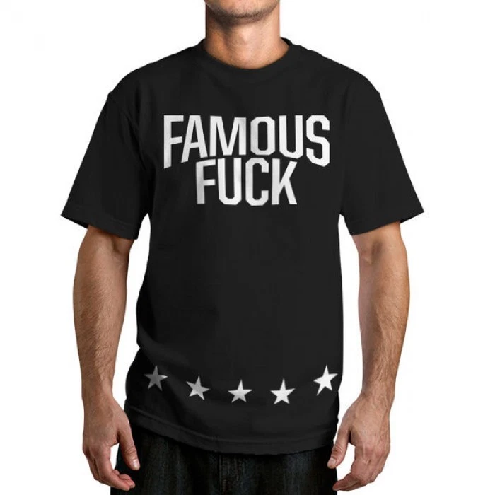 Nuevo Con Etiquetas Famous Stars & Straps Effin Famoso Camiseta Negro 2XLARGE - Imagen 1 de 1