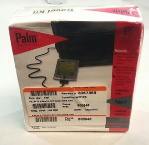 Palm v 5 Travel Kit AC Recharger Adapters Hotsync Cable NEW Sealed