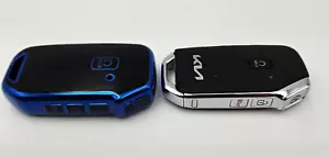 Kia Seltos 2021-2025 entrada sin llave mando a distancia llavero transmisor OEM y estuche azul - Imagen 1 de 13