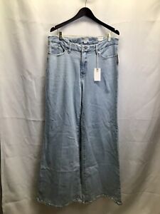 Good American Jeans Good Waist Palazzo Light Blue Size 16 New with Tags