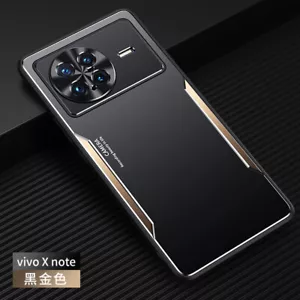 Para vivo x note, Lujo Metal Aluminio Híbrido Armadura Suave Parachoques Cubierta Estuche - Imagen 1 de 13