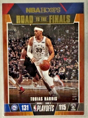 2019-20 Panini NBA Hoops Road to the Finals #17 Tobias Harris 1801/2019 - Image 1 of 3