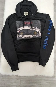 Jon Lauren Herren Premium Hoodie Sweatshirt Schwarz Grafik Gr. M - Bild 1 von 12