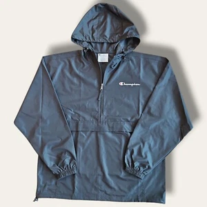 Champion Herren Hoodie Packable Quarter-Zip Jacke Tasche Gr. L - Bild 1 von 9