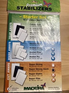 Madeira Machine Embroidery Stabilizer Starter Set  9449 - Picture 1 of 9