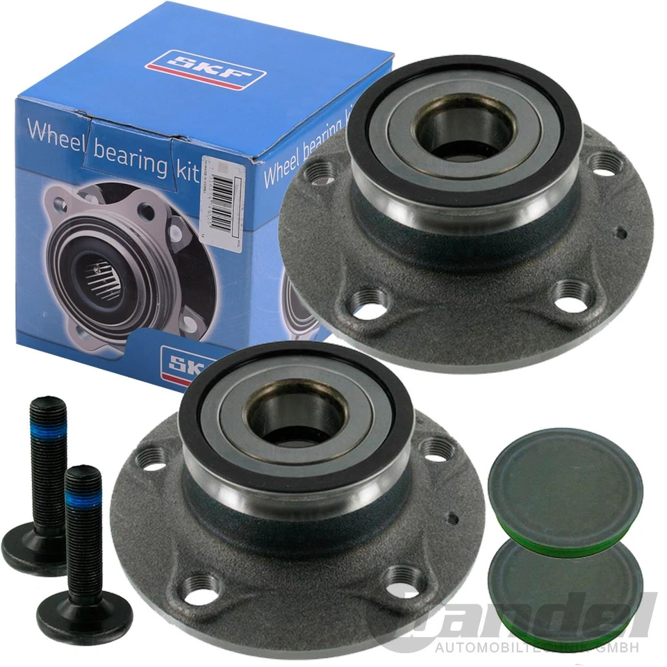 2 SKF RADLAGER RADNABE HINTEN für VW GOLF 5 6 7 AUDI A3 8P 8V OCTAVIA LEON ALTEA - Bild 1 von 1