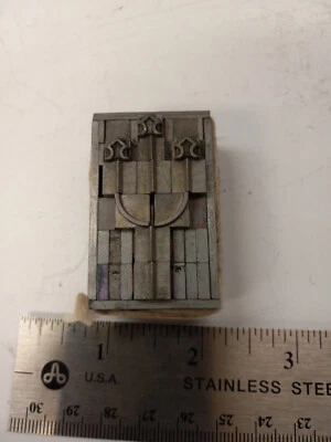 Vintage Letterpress Hand Set  Trident TYPE HIGH - Image 1 of 2