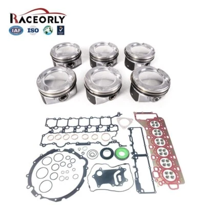 RACEORLY Pistons Head Gasket Kit For LAND ROVER RANGE JAGUAR PT306 3.0 L6 AJ20P6 - Image 1 of 4
