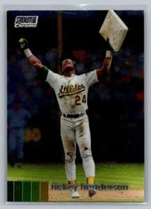 Rickey Henderson 2020 Stadium Club Chrome #399 - Picture 1 of 2