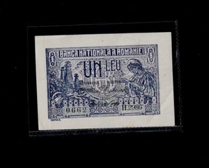 ROMANIA BANCONOTA 1 LEU 1915-03-12 P#17a XF RARA! - Foto 1 di 3