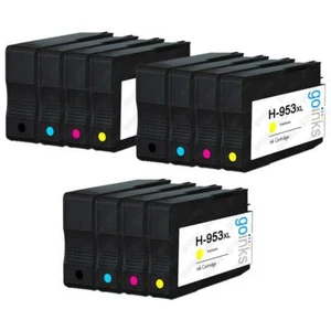 12 Ink Cartridges (Set) for HP Officejet Pro 7740, 8710, 8718, 8728 - Picture 1 of 1