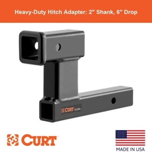 Receiver Hitch Adapter (2" Shank, 6" Drop, 7,500 lbs.) - Picture 1 of 2