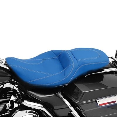 Asiento de pasajero de conductor 2-up apto para Harley Touring Street Road Glide 09-23 Foto 1 de 4