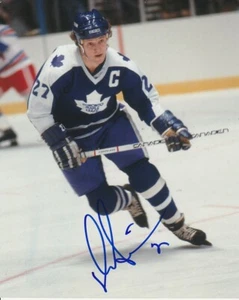 VINTAGE DARRYL SITTLER SIGNED TORONTO MAPLE LEAFS 8x10 PHOTO! HHOF Autograph - Picture 1 of 1
