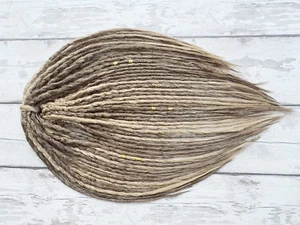 Ash Brown Blonde Dread Locs Extension, SE DE Dreadlocks, Long Short Dread, Rasta - Bild 1 von 8