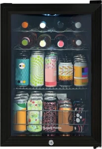 Russel Hobbs RHGWC4B-LCK Table Top Mini Fridge 20 Bottle Wine Cooler 62L Black - Picture 1 of 10