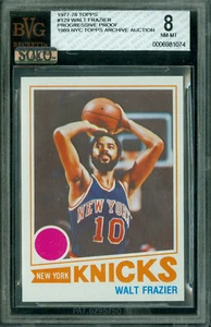 1977-78 TOPPS LOA #129 WALT FRAZIER HOFer PROOF BGS 8 MAC SOLO FINEST $800 CARD - Bild 1 von 8