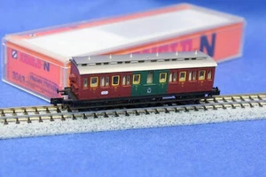 Arnold 3043 Spur N KPEV Abteilwagen 2./3..Kl. mit Licht/sehr guter Zustand/OVP - Bild 1 von 3