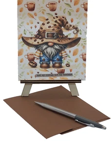 Not my circus, Wichtel mit Kaffee ausgefallene handgefertigte Karte mit Umschlag Made in USA - Bild 1 von 4