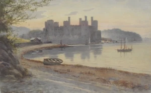 Warren Williams (Welsh) - Original Watercolour - Conwy Castle. Wales. - Picture 1 of 12