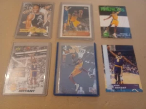 1996-97 TOPPS KOBE BRYANT RC #138 LAKERS NM - MINT CARD PLUS 5 MISC CARDS - Picture 1 of 8