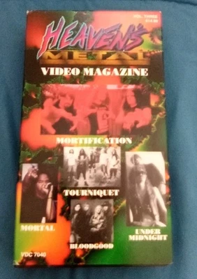 Heaven's Metal Video Magazine Vol. Three (VHS 1994) VDC 7040 US - Image 1 of 4