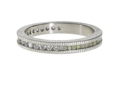 Banda de eternidad Todd Reed diamante blanco y crudo paladio venta al por menor: $6,000 NUEVA Foto 1 de 4