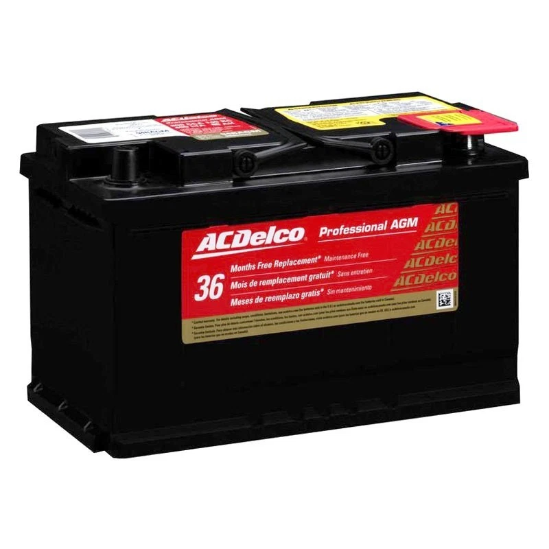 ACDELCO 94RAGM Silver / Advantage; AGM; BCI Group 94R; CCA 850; RC 140; (LxWxH) Foto 1 de 4