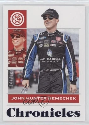 2022 Panini Chronicles Blue /199 John Hunter Nemechek #19 - Image 1 of 2