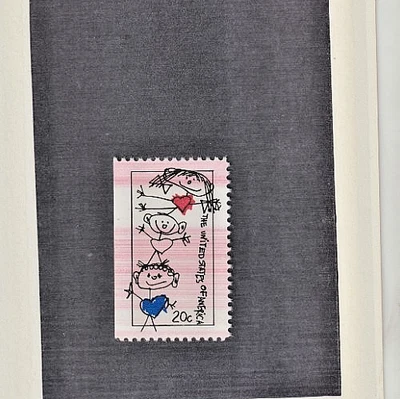 US 1984 Scott  2104 ERROR 20¢ Children Major Color Streaks VF OG MNH - Image 1 of 2