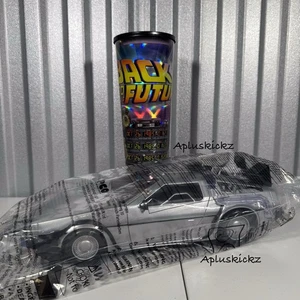 AMC Theatres 2025 Regreso al Futuro 40º Delorean Palomitas Cubo y Taza Combo! - Imagen 1 de 8
