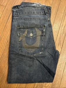 Vintage True Religion jeans size 40 X 32 men’s Distressed - Picture 1 of 13