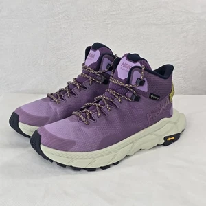 Hoka Trail Code GTX wasserdichte Wanderschuhe Damengröße 7 B Fushia Walking gebraucht, in einwandfreiem Zustand - Bild 1 von 14
